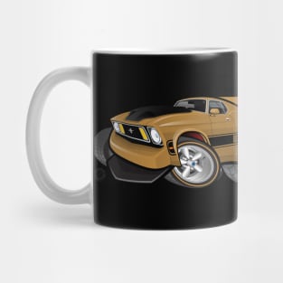 Mach 1 Gold with Gold Stripe Mug